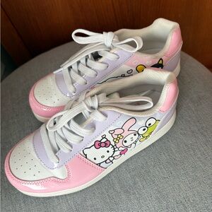 Sanrio Girls Sneakers – Hello Kitty, My Melody & Keroppi – Size 3